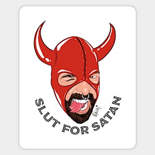 Slut for Satan - full colour - light Tee Magnet